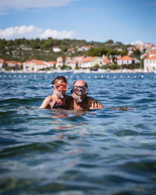 Šibenik: Archipelago Boat Tour with Snorkeling & Wine - St. Nicholas Fortress from the water