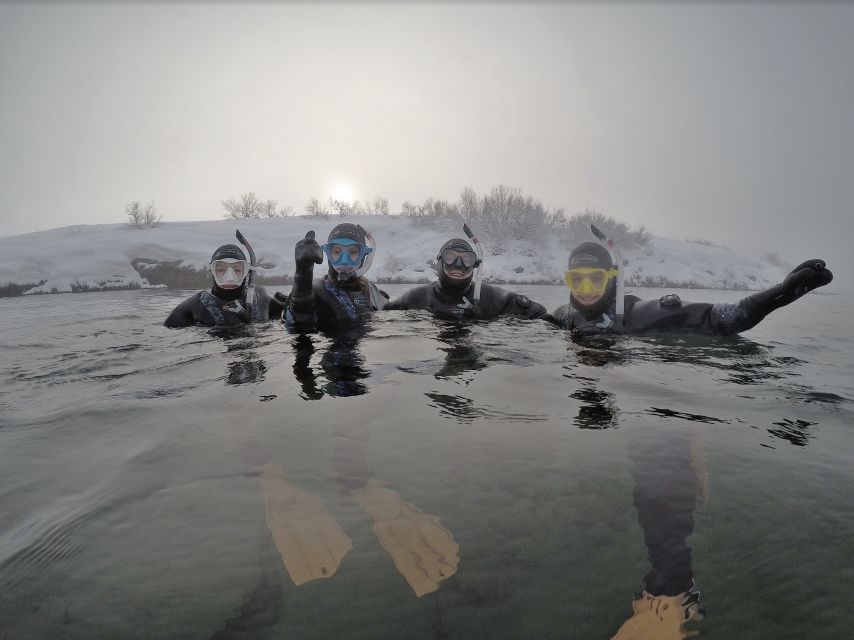 Silfra: Fissure Snorkeling Tour with Underwater Photos - Fifty minutes in Silfra’s clear water