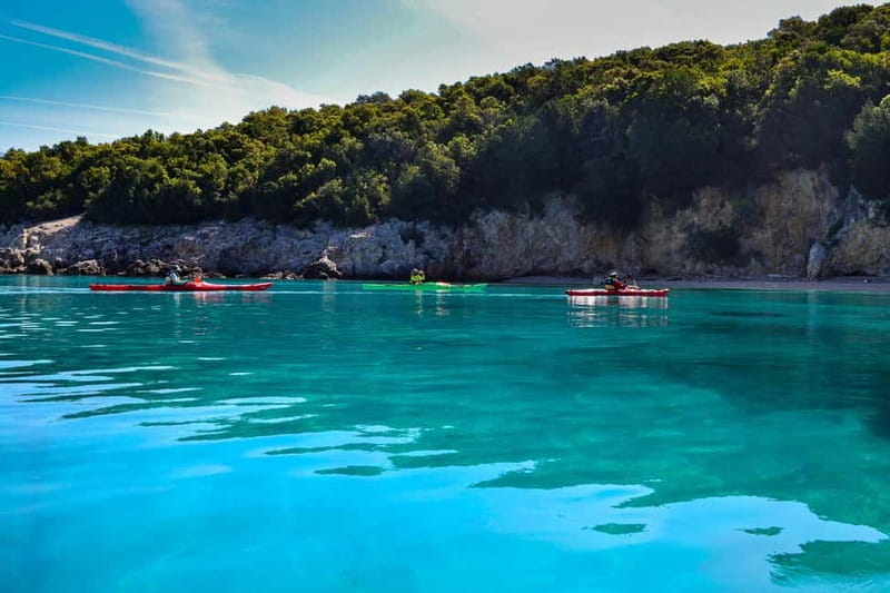 Sivota-Blue Lagoon: Sea Kayaking Tour with Snorkeling - Four islands, two channels, and a changing view