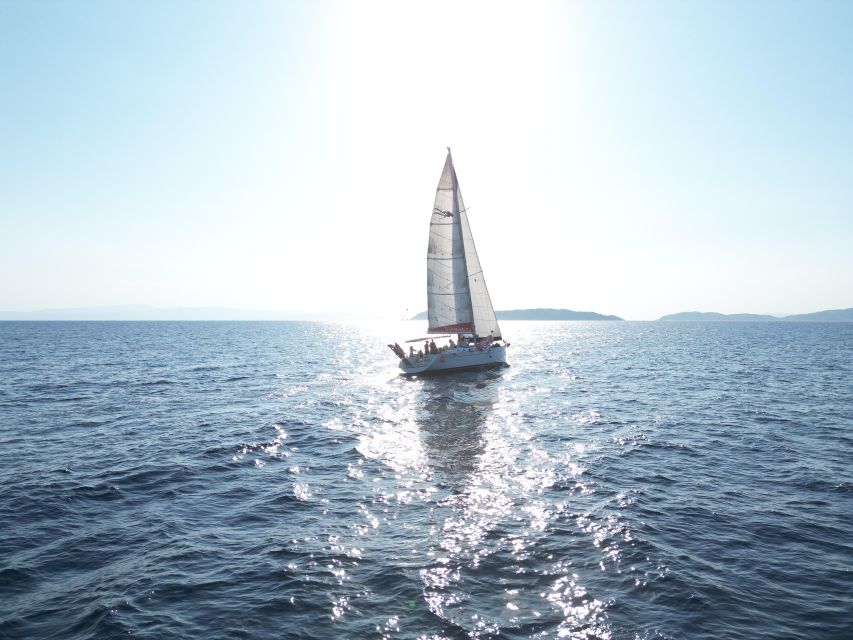 Skiathos: Private Sailing Trip with Lunch and Snorkeling - A private sailing day from Skiathos to Skopelos