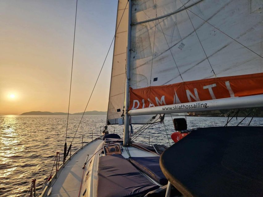 Skiathos: Private Sailing Trip with Lunch and Snorkeling - Arkos brings another stretch of open water