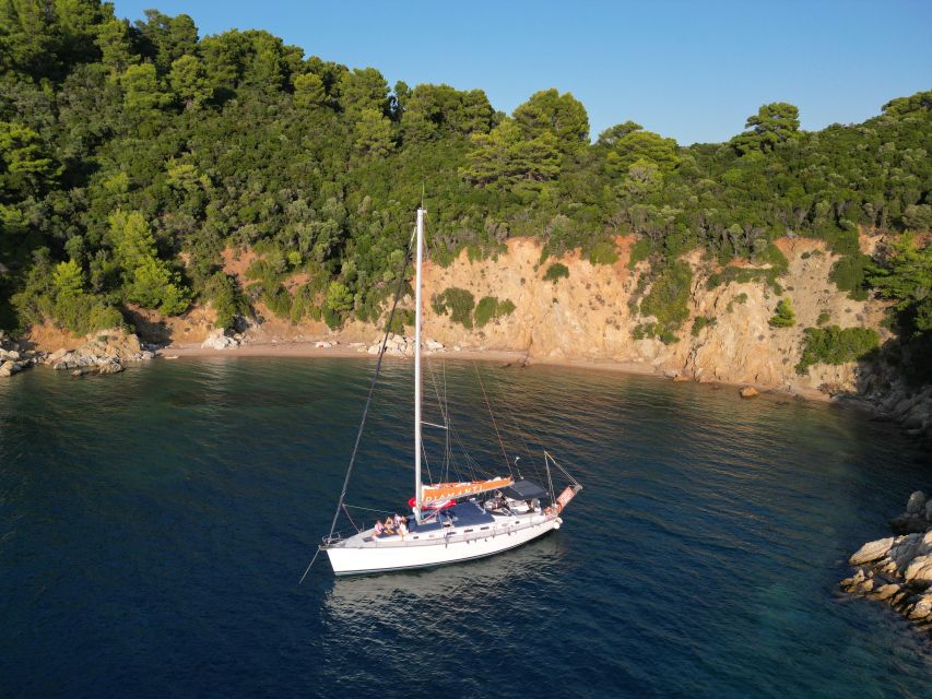 Skiathos: Private Sailing Trip with Lunch and Snorkeling - What the $1,767 group price really means