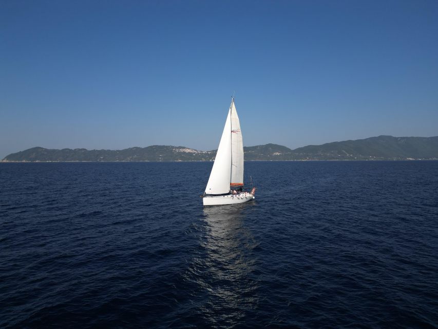Skiathos: Private Sailing Trip with Lunch and Snorkeling - Tsougrias gives you an easy first swim