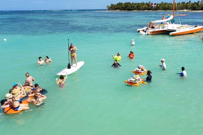 Small-Group Cruising and Snorkeling Catamaran Tour - Starting at Plaza Bibijagua and getting on the water
