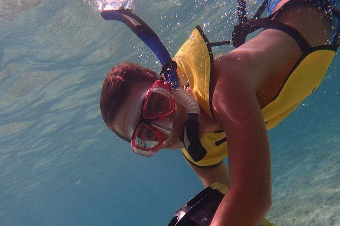 Small-Group Sea Scooters Snorkel at Mangel Halto Beach in Aruba - The photo package adds more value than it sounds