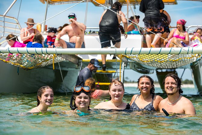Snorkel & Dolphin Sightseeing Tour Aboard the Footloose - Shell Island: snorkeling, shells, and sugar-white sand