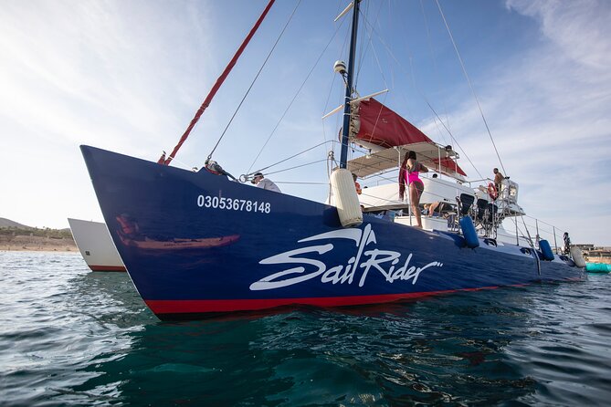 Snorkel & Sunset Sail in Cabo San Lucas - Sailing back to the Arch for a Mexican buffet
