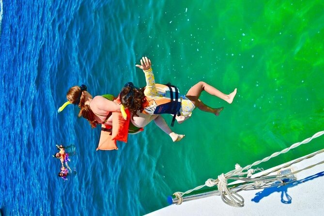 Snorkeling Catamaran Tour at Santa Maria Bay - The crew, music, shade, and onboard mood