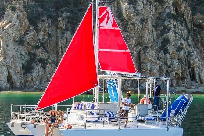 Snorkeling in Cabo San Lucas on 35' Sea Amore Trimaran - El Arco, Lover’s Beach, and the Best Photo Moment