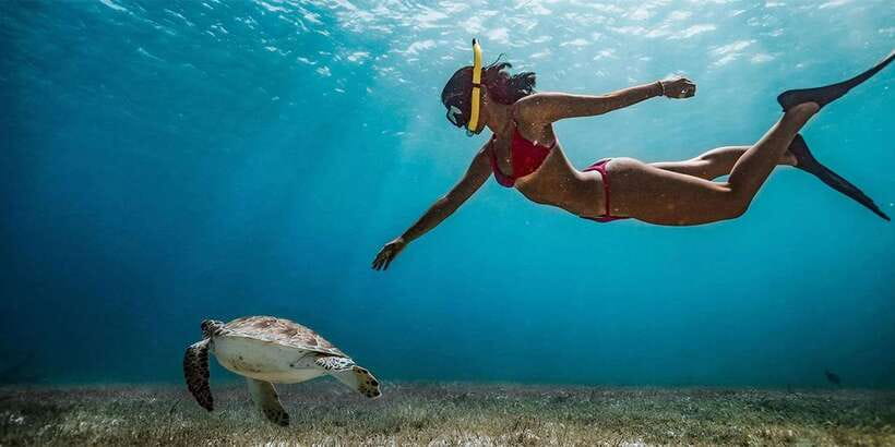 Snorkeling Trip from Polhena Beach, Matara, Sri Lanka - Fitting masks, fins, and safety equipment