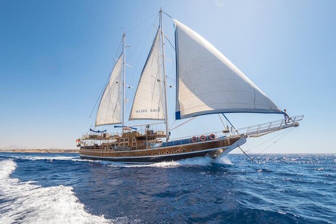 Snorkeling trip to Ras Mohamed & The White Island aboard Luxury Yacht - Sailing, open deck time, and water games