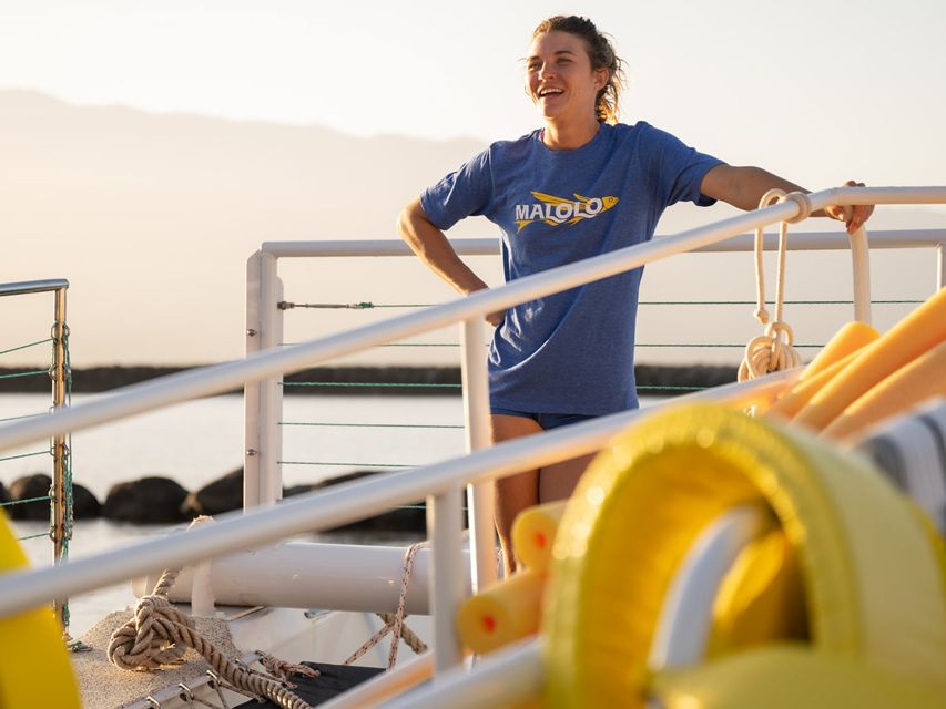 South Maui: Snorkel to Coral Gardens or Molokini Crater - The 45-minute cruise toward the reef