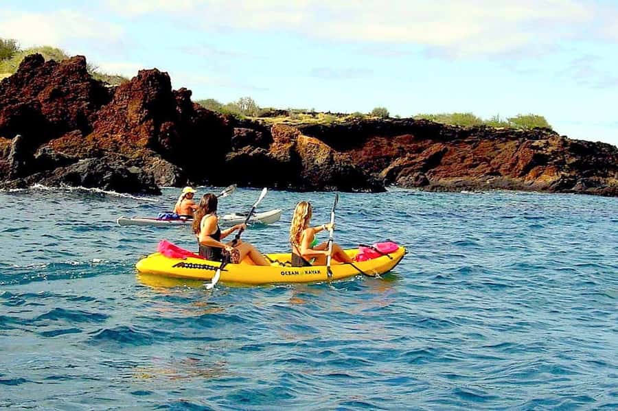 South Maui: Waterfall Tour w/ Kayak, Snorkel, and Hike - Kayaking from the South Maui coast