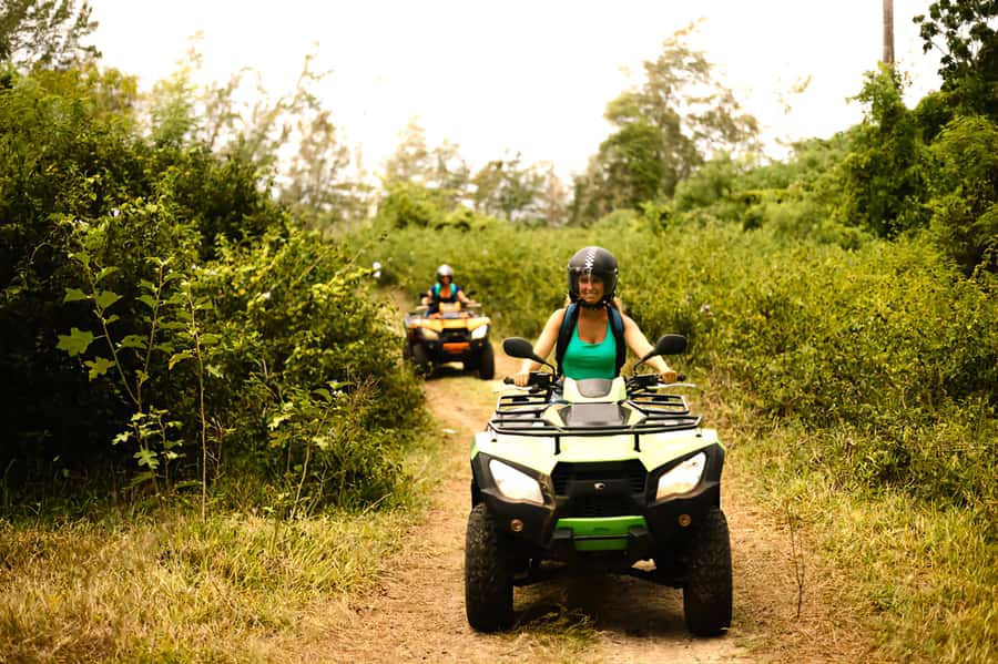 South Of Mauritius Quadbike and Snorkeling Blue Bay - Who will enjoy this most