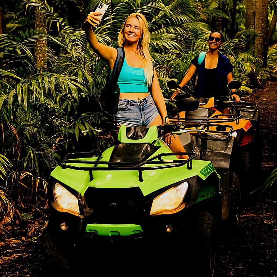 South Of Mauritius Quadbike and Snorkeling Blue Bay - Quad biking through Le Souffleur and the Natural Bridge