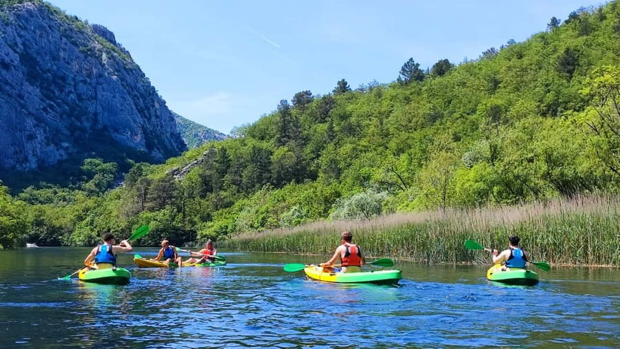 Split/Omiš - Guided River & Sea Kayaking + Snorkeling Tour - The 30-minute safety briefing and photo stop