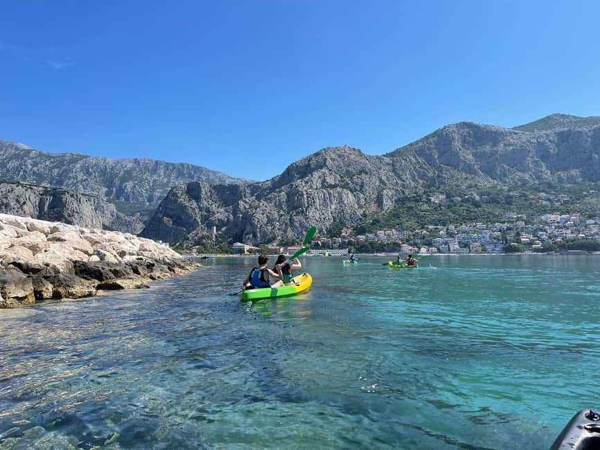 Split/Omiš - Guided River & Sea Kayaking + Snorkeling Tour - Paddling through the Cetina canyon