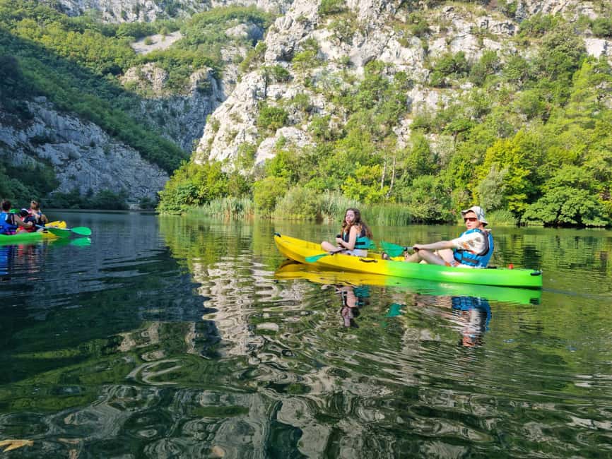 Split/Omiš - Guided River & Sea Kayaking + Snorkeling Tour - The final 30 minutes: swimming and snorkeling near Omiš