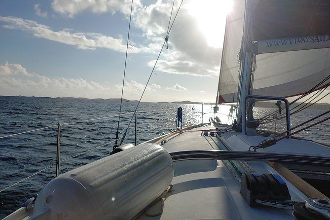 St John & Surrounding Cays - Full-Day Sail/Snorkel, 6 Guests Max - Sailing toward St John National Park