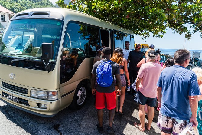 St Lucia Full-Day Catamaran Sightseeing Cruise With Snorkeling - Sulphur Springs offers hot water and a muddy surprise