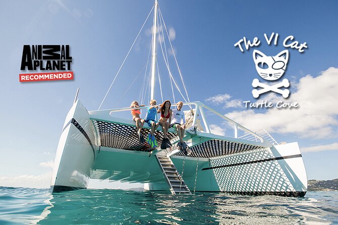 Turtle Cove Catamaran Snorkel and Sail at Little Buck Island STT - From Frenchman’s Cove to the open water