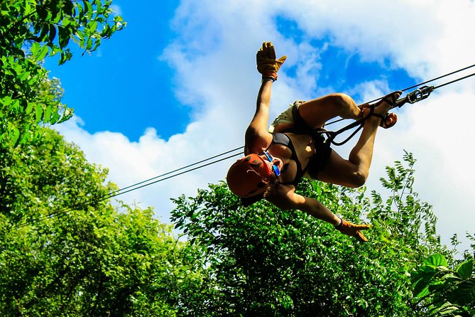 Ultimate 5x1 Combo with ATV, Ziplines, Cenote & Reef Snorkeling - A Muddy 50-Minute ATV Ride