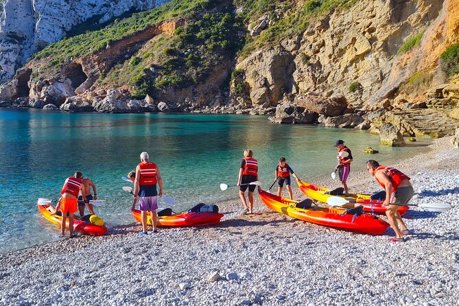 Uncharted Caves & Snorkelling Heaven: Cala Granadella Kayak Tour - Guides, group size, and the feeling of safety