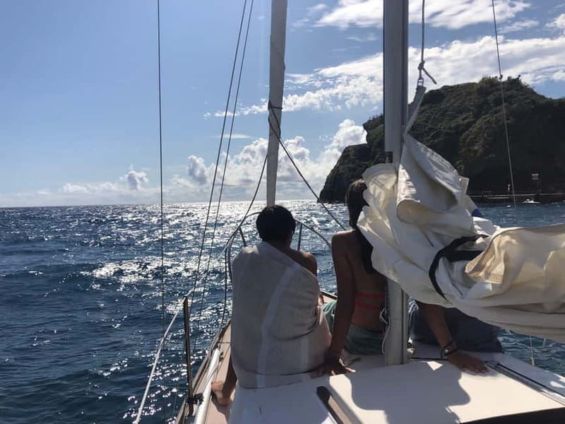 Vila Franca do Campo: Meio dia veleiro privado c/snorkeling - Food, Drinks, and Life on Deck
