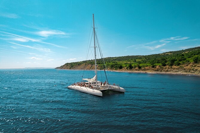 VIP Catamaran 4 hour Activity with Snorkeling in Bulgaria - The swim and snorkeling stop