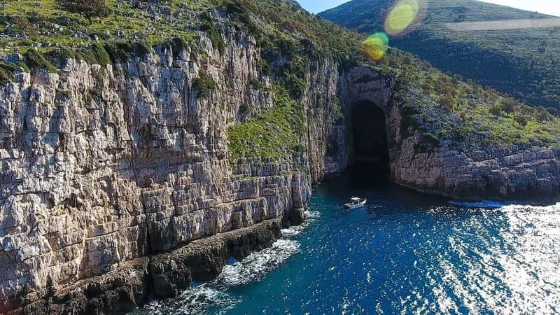 Vlore: Haxhi Ali Cave, Karaburun Speedboat Tour & Snorkeling - Shen Vasil Beach and the Karaburun coast