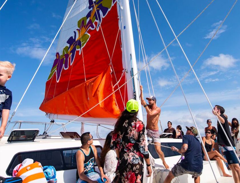 Waikoloa Catamaran Snorkel & Sail Adventure with Lunch - The Catamaran Ride Along the Kohala Coast