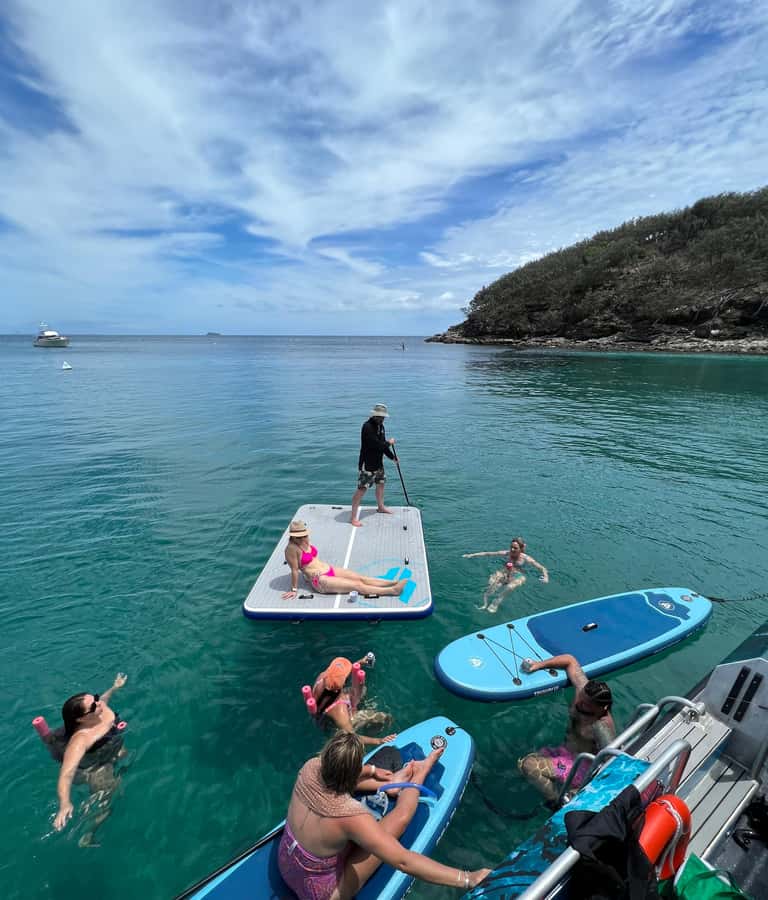 Yeppoon: Great Keppel Island Fast Boat Snorkel & Lunch Tour - Beach time, paddleboards, and the island view
