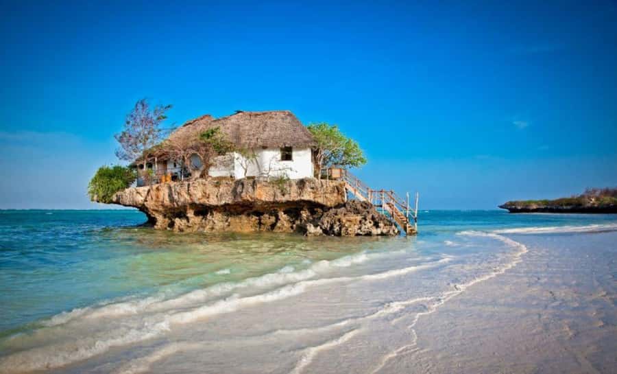Zanzibar, Salaam Cave Tour, The Rock, Kuza Cave, Paje Beach - Snorkeling, starfish, and the Blue Lagoon area